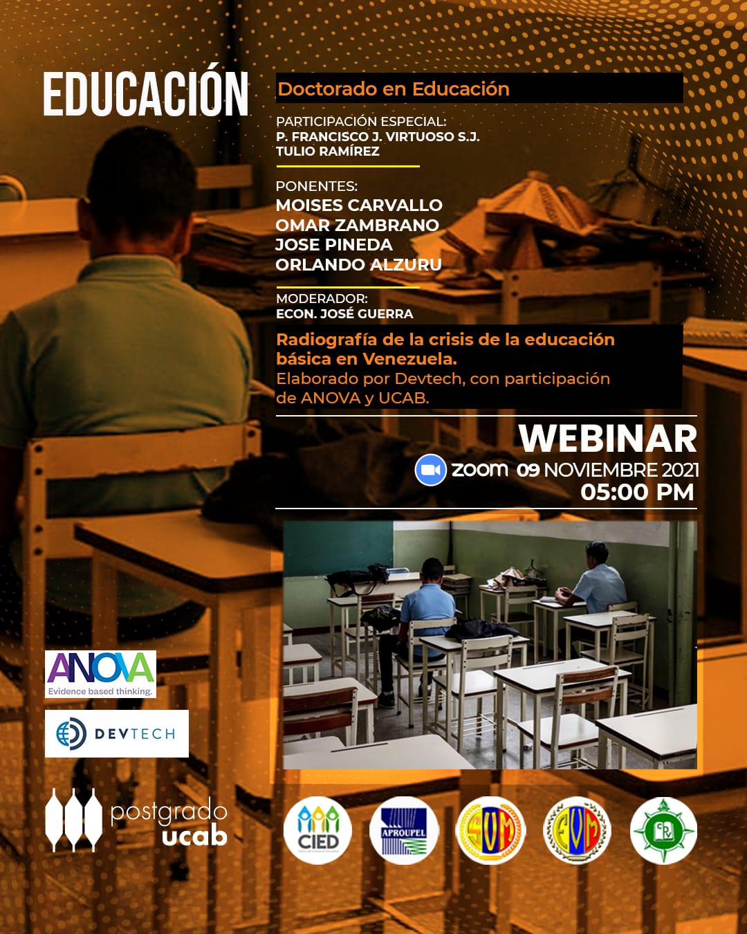 Foro: Radiografía de la crisis de la educación básica en Venezuela